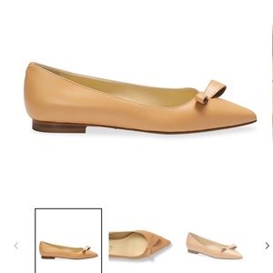 Sarah Flint Natalie Flats in Sand Calf